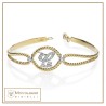 bracciale Intrecci fiori lettera